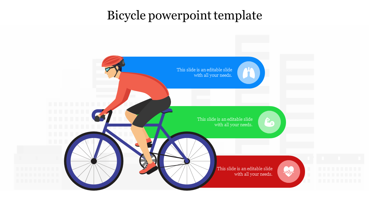 Best Bicycle PowerPoint Template 